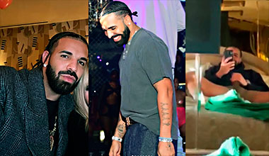 Vídeo porno de Drake y ChampagnePapi masturbándose en su avión privado