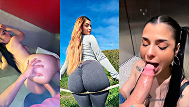 La española Nadja Rey Torres follando en el baño público