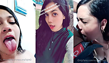 Vídeo porno de Scarlett_Hott haciendo sexo oral en el supermercado