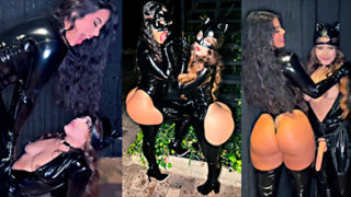 A Anlly le rompen el coño y la puta Estefanía le saca varias orinas