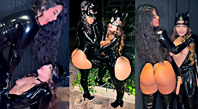 A Anlly le rompen el coño y la puta Estefanía le saca varias orinas