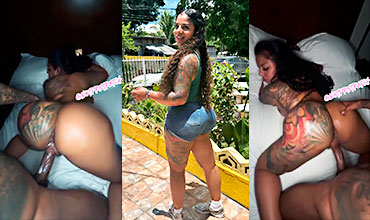 Gran culo KKVSH follando con una enorme polla negra