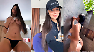 Natalia Dándose Un Rico Cariño Con Su Consolador En El Baño