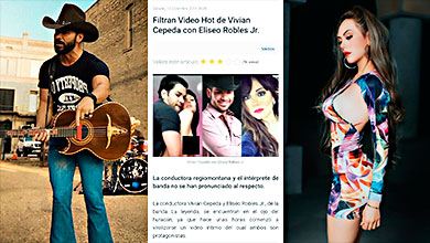 Vivian Cepeda y Eliseo Robles Jr, video porno filtrado
