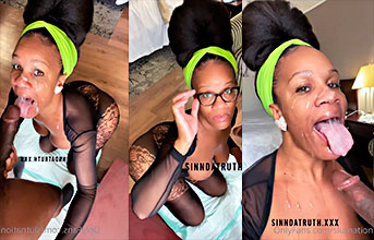 WTF, la puta del Sinn Da Truth recibe 3 corridas