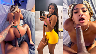 «Maldita perra, trágatelo todo», le dice el negro de gran polla