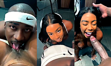 Jovencita experimenta la enorme polla brasileña del Sr. Jefao Ator