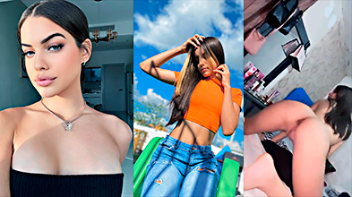 La dominicana Yuleidy abre al máximo su toto rosa