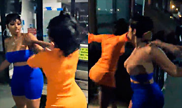 La estrella porno Zion Williamson se pelea con una chica por celos