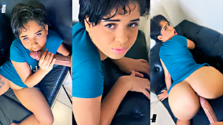 Es espectacular como esa brasileña puede manejar esa enorme polla.