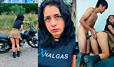 Vídeo porno de Juliana Palvin y Jean Paul follando a cuatro patas