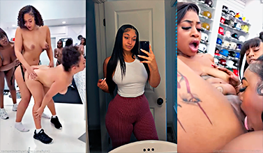 WTF, 7 lesbianas tienen buen sexo dentro de una tienda pública