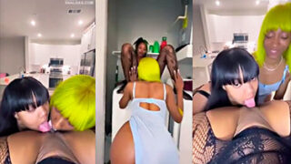 ‍  lesbiana pilla a sus 2 amigas practicando sexo oral y se une a ellas