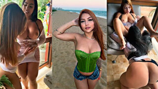 La pequeña Brida Nunes se enfrenta a una lesbiana de nalgas enormes  ‍