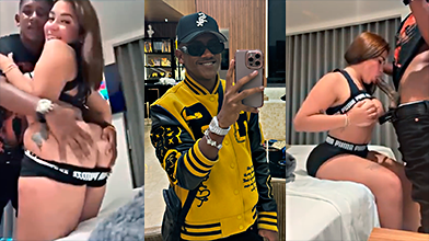 Vídeo porno de Daddy Darry haciendo mamar a la colombiana