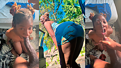 Ella saca esa carga de esa polla gruesa en 3 minutos.