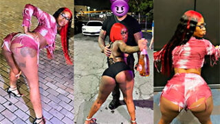 Vídeo porno de Sexyy Red follando con un negro por Whatsapp, Sexyy Red