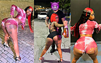 Vídeo porno de Sexyy Red follando con un negro por Whatsapp, Sexyy Red