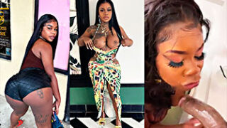 vídeo porno de la rapera Sukihana tragándose una polla con limón