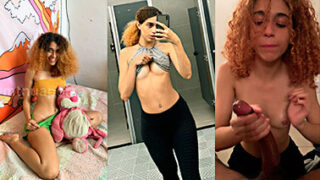 la pequeña tiene una garganta increíble contra esa polla