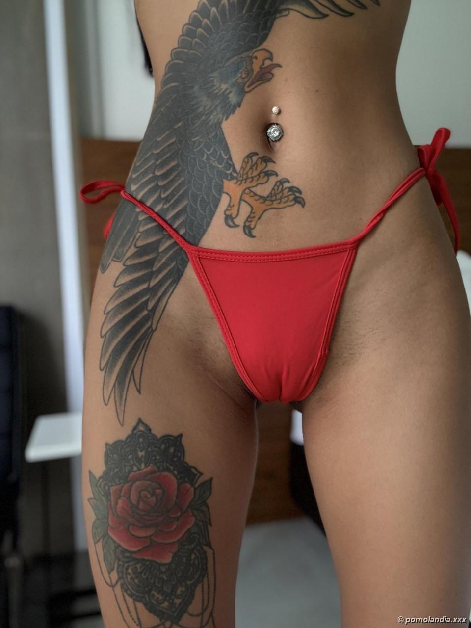 Magrela da Tailândia sensualizando com o corpo natural - Foto 248607