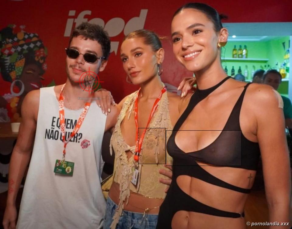 Bruna Marquezine no carnaval com vestido transparente - Foto 242717