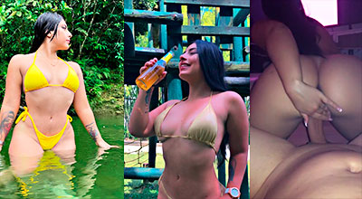 Colombiana Thaliahna Restrepo Es Una Maquina Montando La Verga