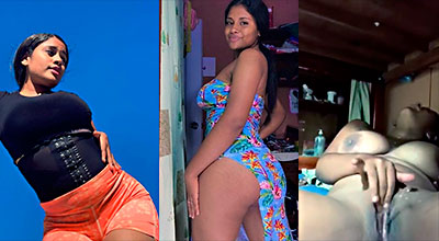 Dominicana Baby Castillo Obtiene Un Squirt De Tanto Placer En El Coño
