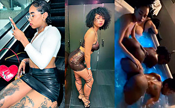 Dominicana Leonor, La GZ, Y Cataleya Y Otra Lesbiana Mas En Calentura