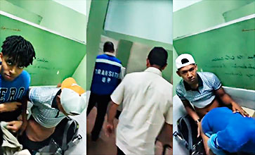 Los Seguridad Atrapan A 2 Maricas Follando En El Baño Publico