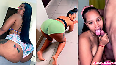 Dominicana Amara La Pomposa Le Da Una Rica Mamada De Guevo